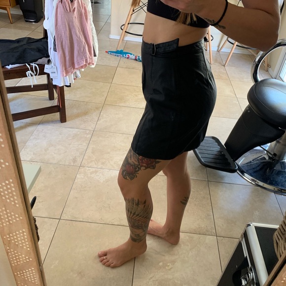 Nwt free people faux leather skirt - Picture 8 of 8